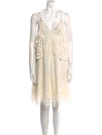 Chloé Linen Mini Dress