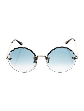 Chloé Round Gradient Sunglasses