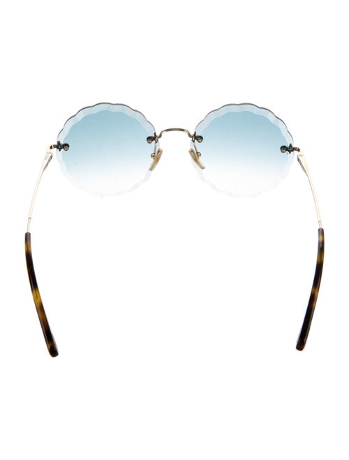 Chloé Round Gradient Sunglasses