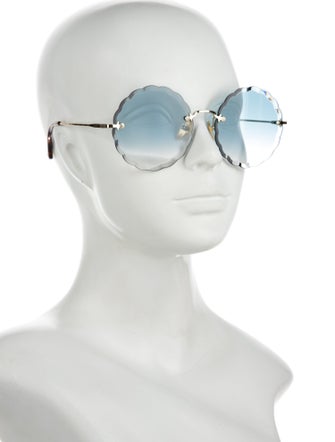 Chloé Round Gradient Sunglasses