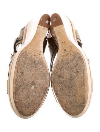 Chloé Leather Slingback Sandals