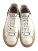 Chloé Leather Lasercut Accents Sneakers