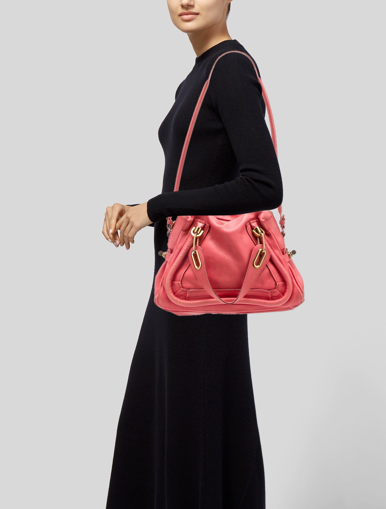 Chloé Leather Top Handle Bag