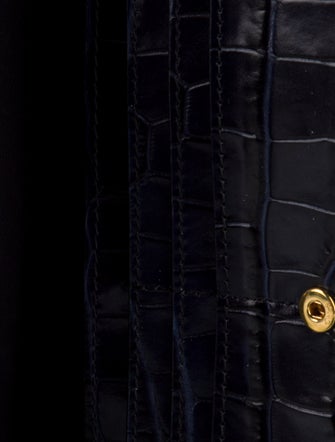 Chloé Embossed Leather Animal Print Continental Wallet