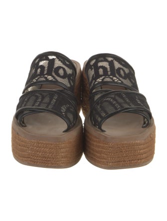 Chloé Lace Lace Pattern Slides