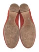 Chloé Suede Scalloped Accent Ballet Flats