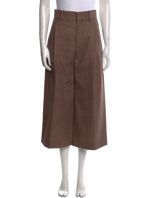 Chloé Virgin Wool Wide Leg Pants