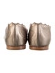 Chloé Leather Scalloped Accent Ballet Flats