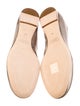 Chloé Leather Scalloped Accent Ballet Flats