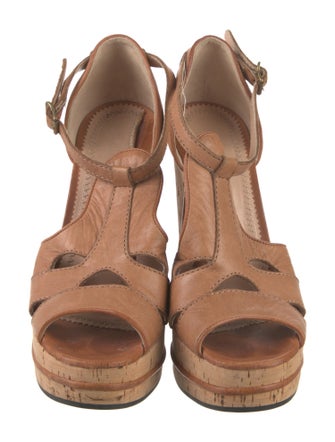 Chloé Leather Slingback Sandals