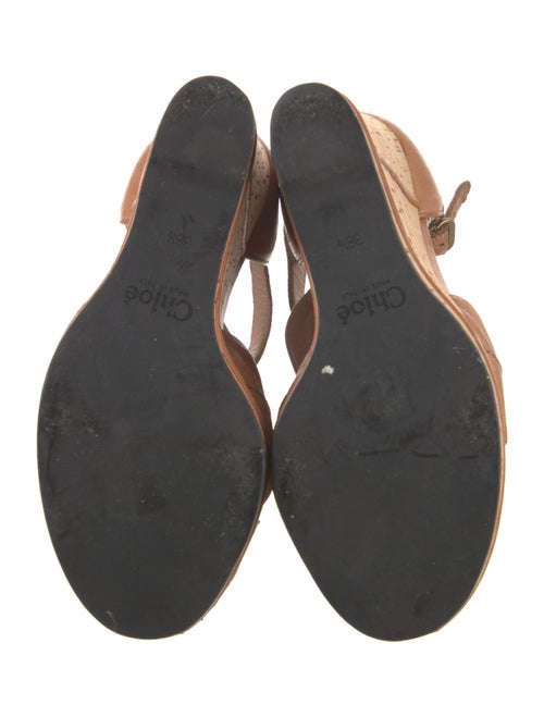 Chloé Leather Slingback Sandals