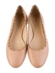 Chloé Leather Studded Accents Ballet Flats