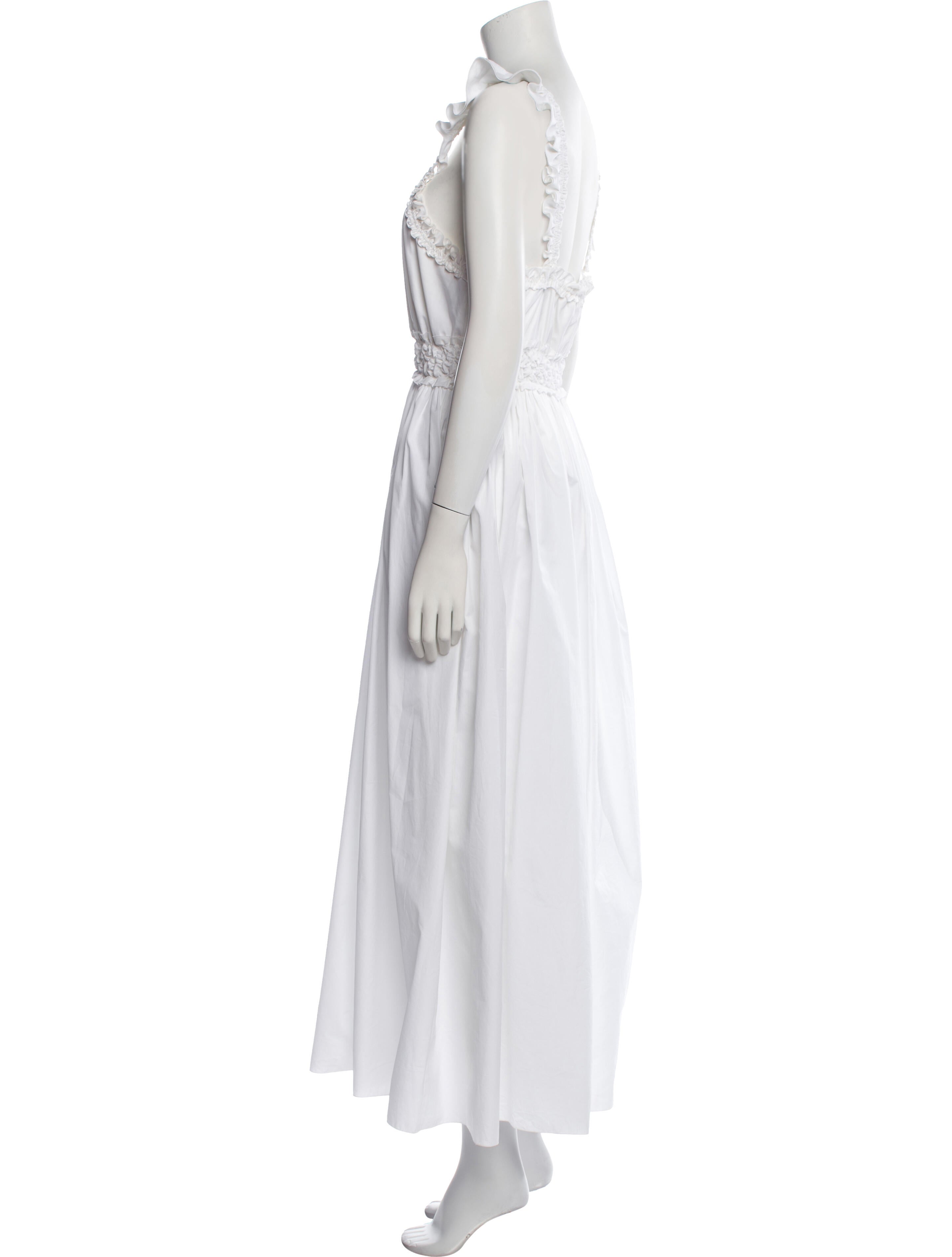 Chloé Square Neckline Long Dress