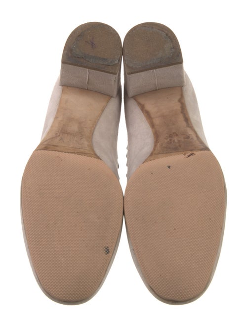 Chloé Suede Scalloped Accent Pumps