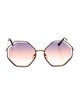 Chloé Oversize Gradient Sunglasses