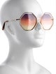 Chloé Oversize Gradient Sunglasses