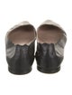 Chloé Leather Scalloped Accent Ballet Flats