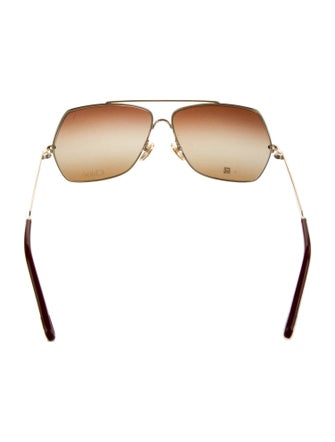 Chloé Aviator Gradient Sunglasses