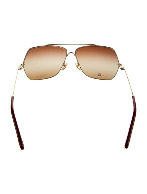 Chloé Aviator Gradient Sunglasses