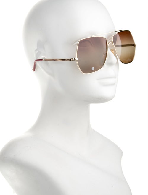 Chloé Aviator Gradient Sunglasses