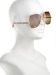 Chloé Aviator Gradient Sunglasses