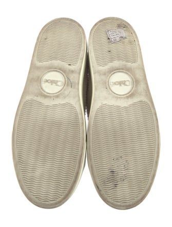 Chloé Leather Trim Embellishment Sneakers