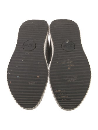 Chloé Colorblock Pattern Whipstitch Trim Sneakers