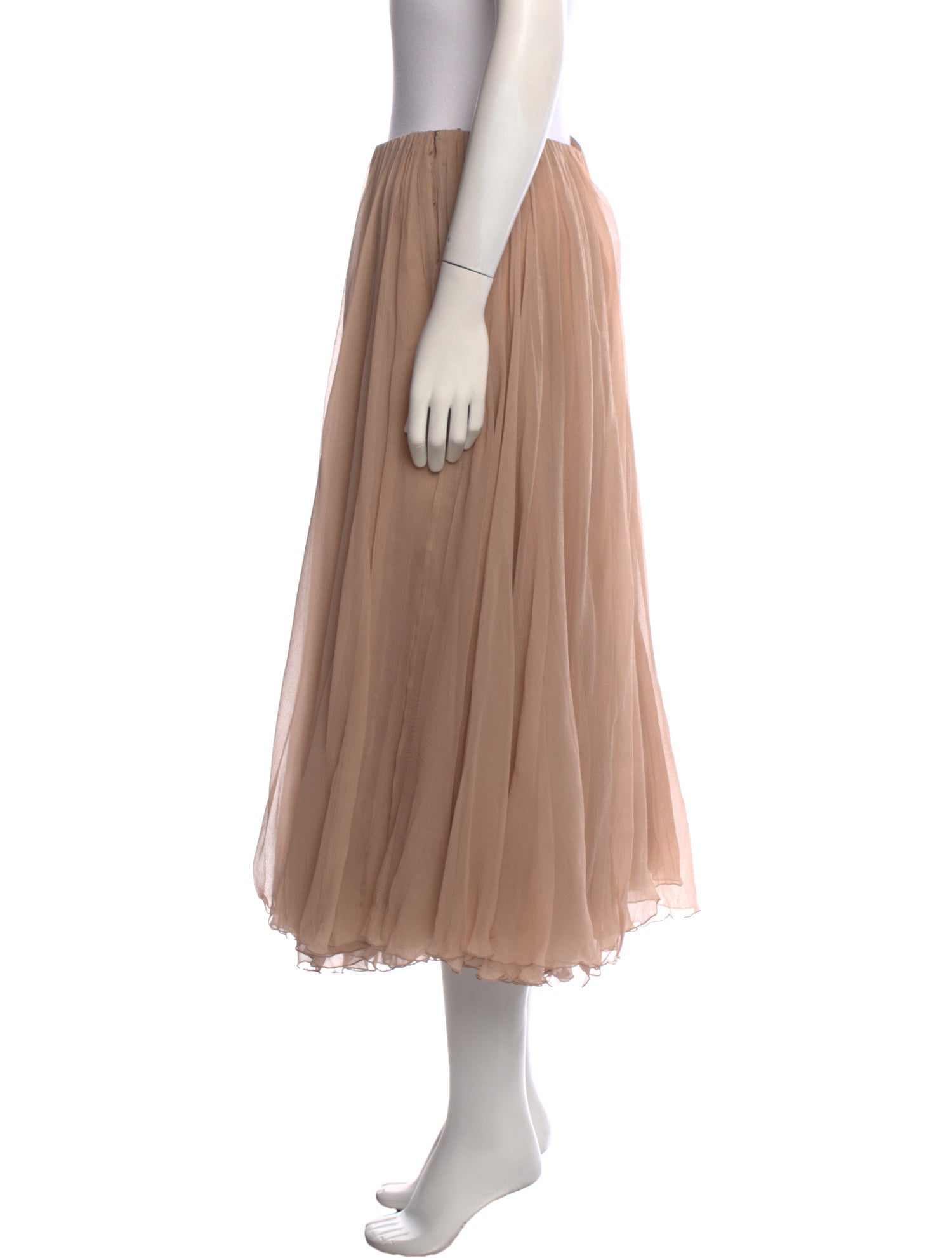 Chloé Mesh Midi Length Skirt