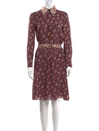 Chloé Silk Knee-Length Dress