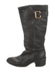 Chloé Leather Studded Accents Riding Boots