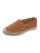 Chloé Suede Scalloped Accent Espadrilles