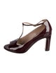 Chloé Patent Leather T-Strap Pumps