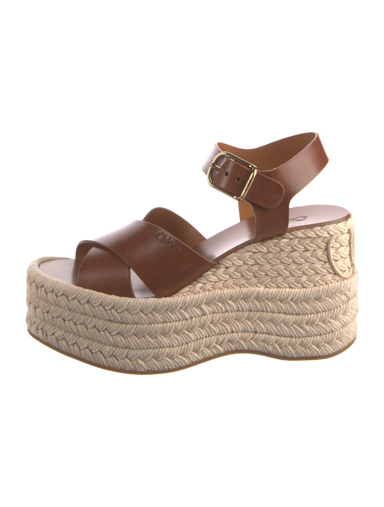 Chloé Leather Espadrilles