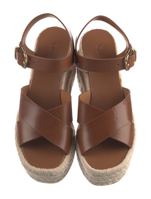 Chloé Leather Espadrilles