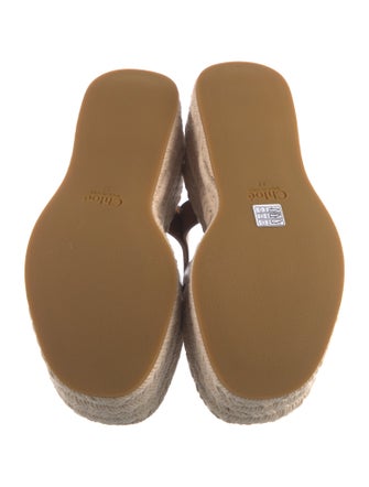 Chloé Leather Espadrilles