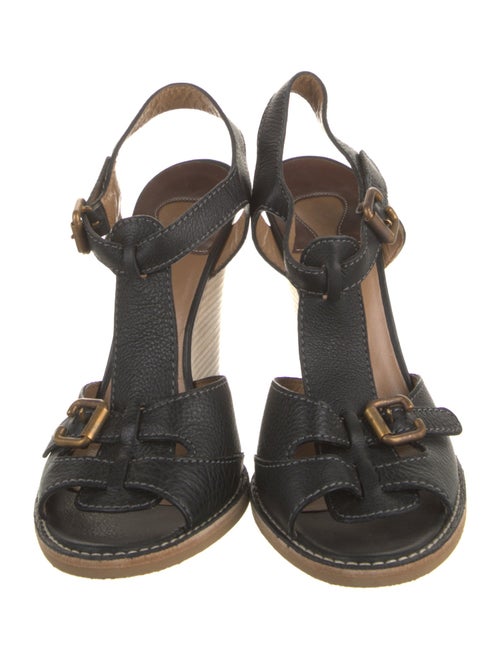 Chloé Leather Slingback Sandals