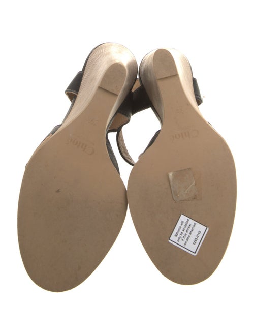 Chloé Leather Slingback Sandals