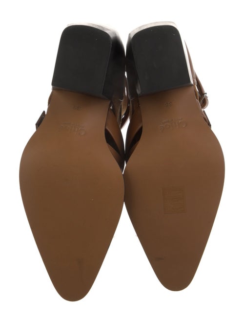 Chloé Leather Lace-Up Boots