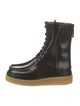 Chloé Leather Colorblock Pattern Rain Boots
