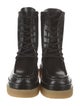 Chloé Leather Colorblock Pattern Rain Boots