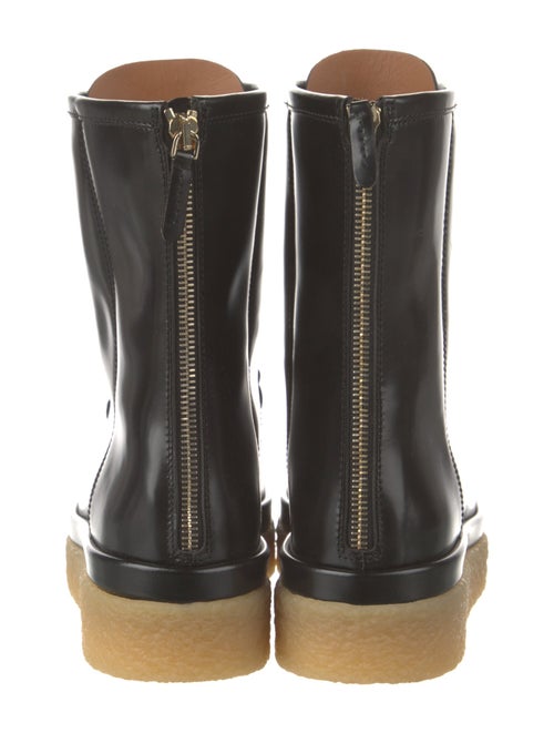 Chloé Leather Colorblock Pattern Rain Boots