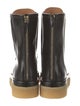 Chloé Leather Colorblock Pattern Rain Boots