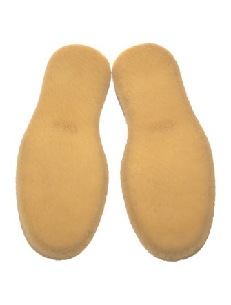 Chloé Leather Colorblock Pattern Rain Boots