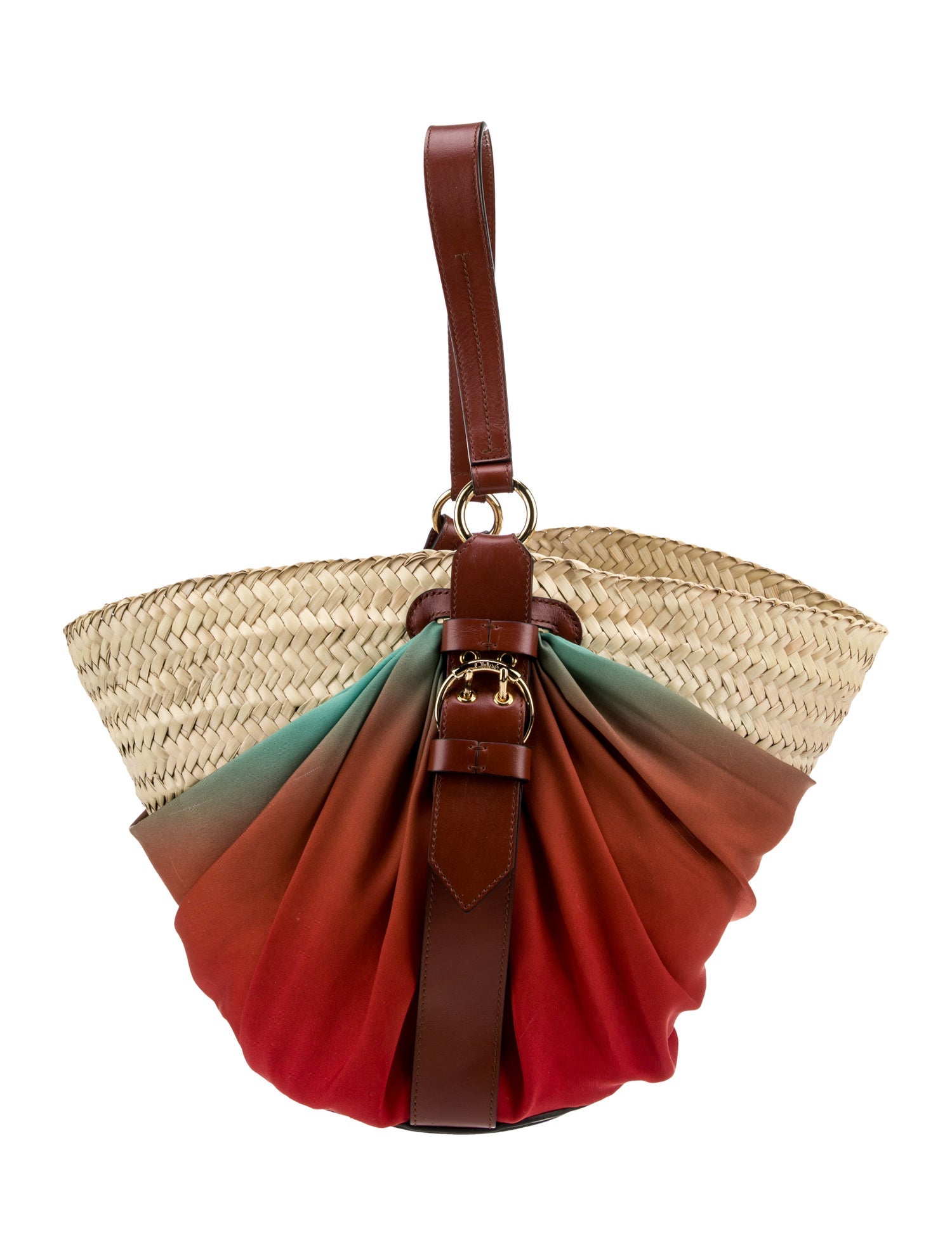 Chloé Straw Bucket Bag w/ Tags