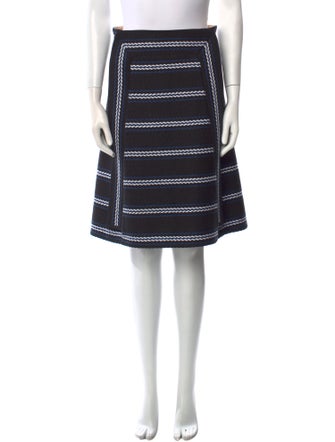 Chloé Striped Knee-Length Skirt