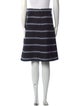 Chloé Striped Knee-Length Skirt