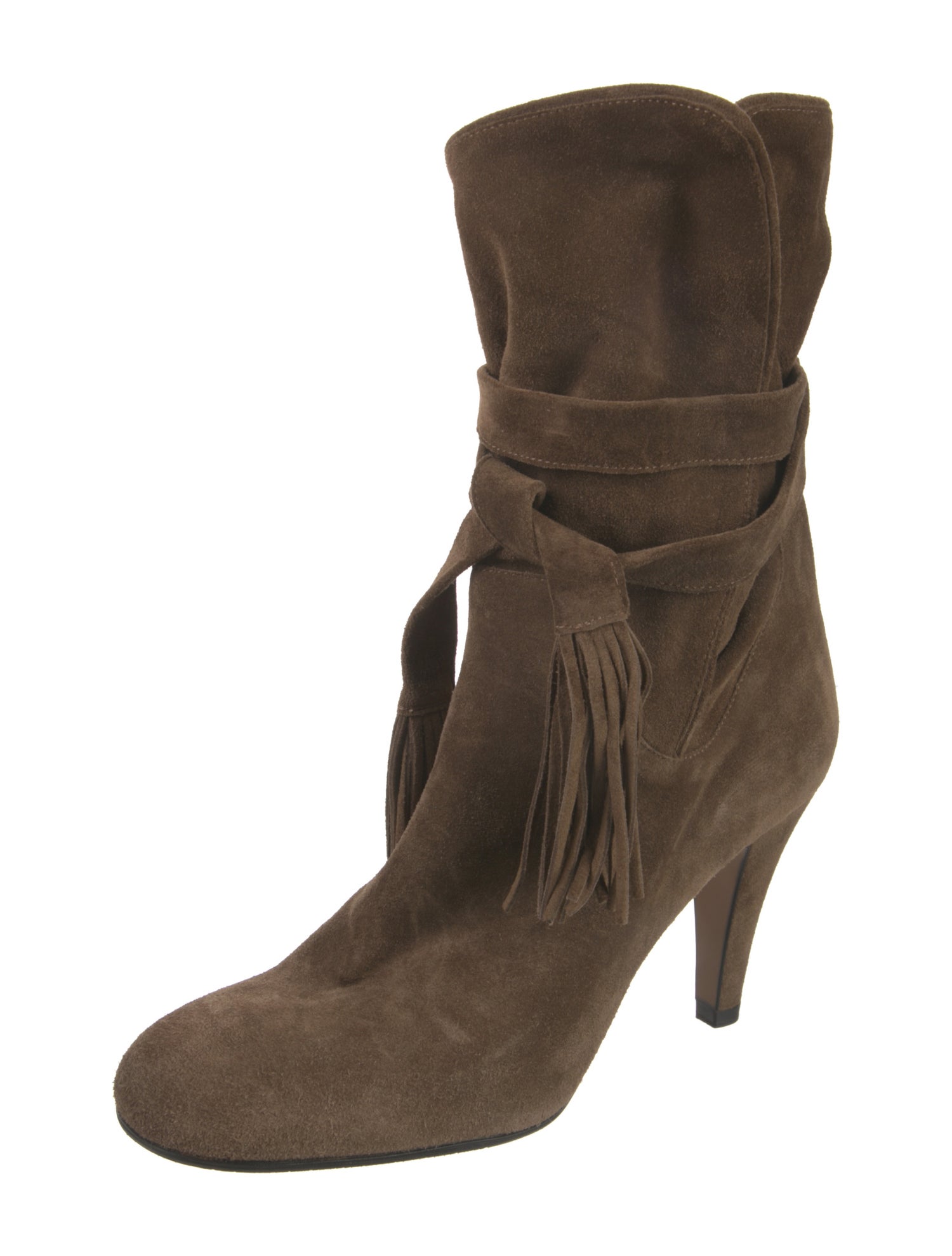 Chloé Suede Slouch Boots