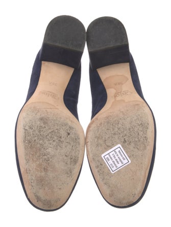 Chloé Suede Scalloped Accent Pumps