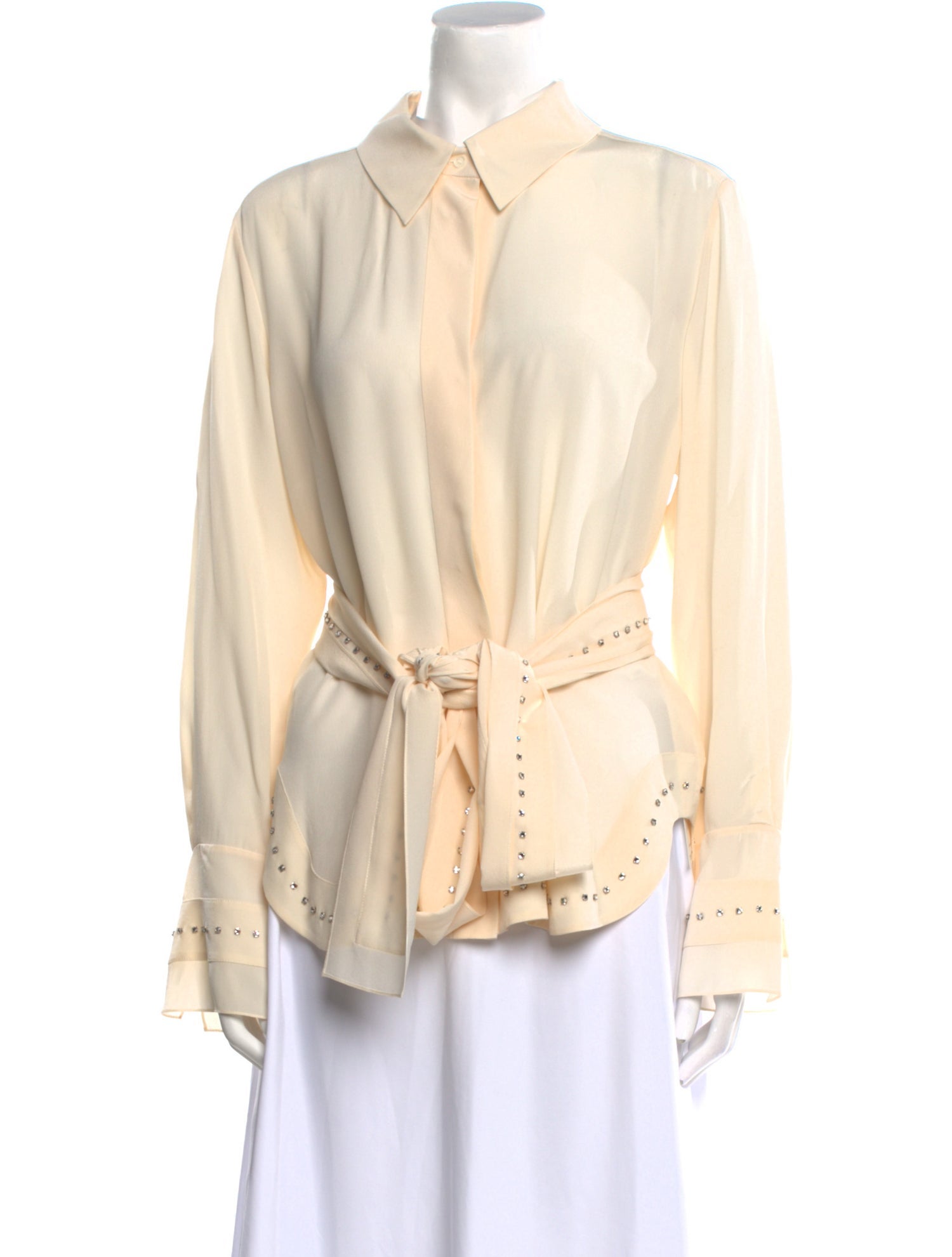 Chloé Silk Long Sleeve Blouse
