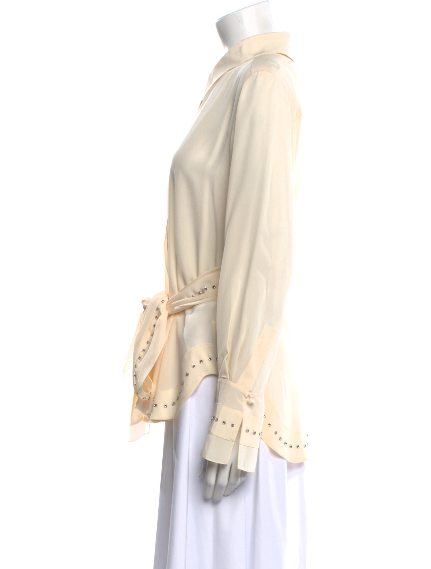 Chloé Silk Long Sleeve Blouse